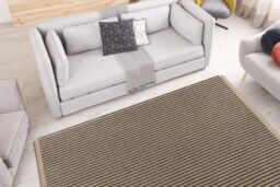 RugsX Jute Rug in Black - Size: 200 cm x 290 cm - thumbnail 4