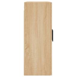 Berkfield Home Wall Mounted Cabinets 2 pcs Sonoma Oak Engineered Wood in Light Tan - thumbnail 7