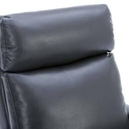 More4Homes Riley Pushback Recliner Air Leather Modern Accent Recliner Chair in Grey - thumbnail 5