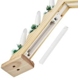 Kelvenix Wooden Pine Candle Bridge with 7 Warm White Lights - thumbnail 3