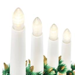 Kelvenix Wooden Pine Candle Bridge with 7 Warm White Lights - thumbnail 5