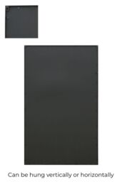 "MirrorOutlet Black Modern Wall & Leaner Mirror 71"" X 43"" (180 x 110CM) - Size: 1 Pack" - thumbnail 5