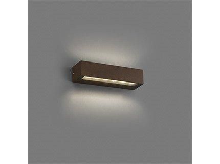 Netlighting Doro13 Integrated LED Up Down Lighter Outdoor Wall Light Brown 3000K IP65