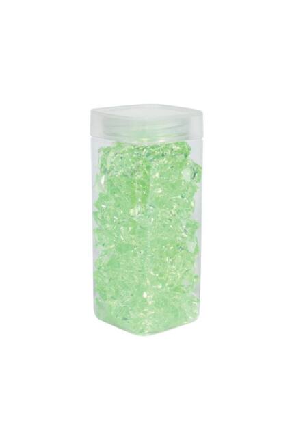 KDMD Large Light Green Acrylic Stones in Square Jar 300gr 2 Pack - image 1