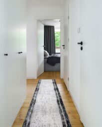 RugsX Modern Tuls Runner in Grey - Size: 60 cm x 390 cm - thumbnail 4