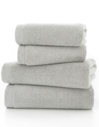 The Lyndon Company Luxury Premium Heavy Quality Egyptian Spa Super Soft Bathroom Towels in Silver - thumbnail 2
