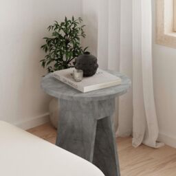 Decortie Chen' Modern Side Table Round Shape 42cm in Gold - Size: 1 Pack - thumbnail 2