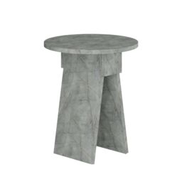 Decortie Chen' Modern Side Table Round Shape 42cm in Gold - Size: 1 Pack - thumbnail 3