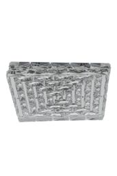 Clear Crystal Ceiling Light with Cool White LED Illumination in Silver - thumbnail 3