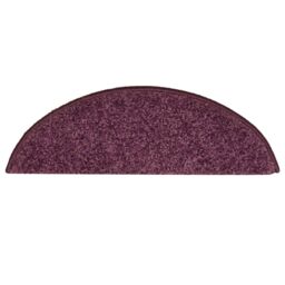 Berkfield Home Carpet Stair Treads 15 pcs Dark Purple 56x17x3 cm - Size: Medium - thumbnail 6