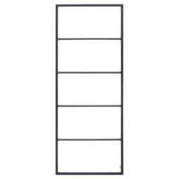 Berkfield Home Towel Rack Black 45x10x115 cm Steel - Size: 45 x 10 x 115 cm