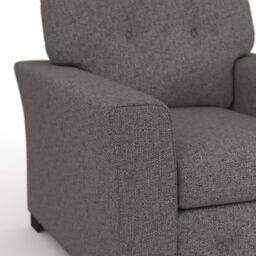 Furnishings For Less UK Hartley Grey or Beige Armchair Sofa Full Back Tufted Cushions - thumbnail 6