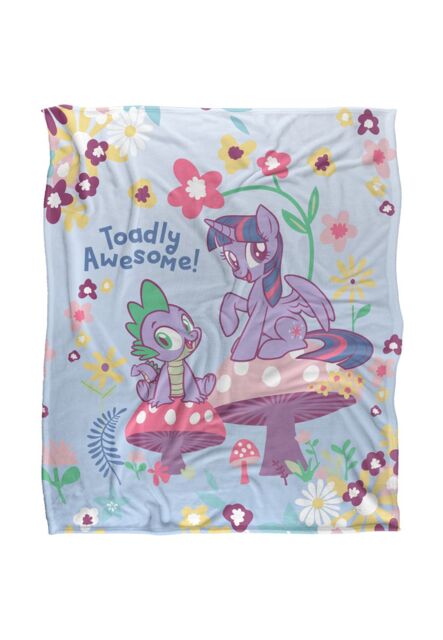 My Little Pony Toadly Awesome Silky Touch Super Soft Throw Blanket 152 X 127 cm in White - image 1