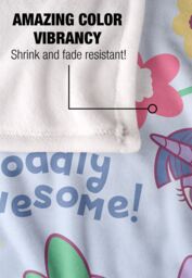 My Little Pony Toadly Awesome Silky Touch Super Soft Throw Blanket 152 X 127 cm in White - thumbnail 4