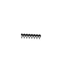 New Edge Blinds 13 - 16mm Ball Metal Curtain Pole Set - Black - Size: 120 cm - 210 cm - thumbnail 4