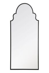 "MirrorOutlet Black Framed Arched Leaner/Wall Garden Mirror 79"" x 33"" (200x85CM) - Size: 1 Pack" - thumbnail 3