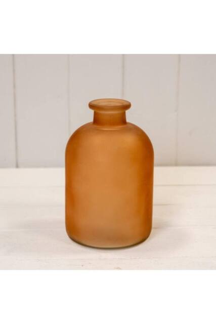 KDMD Matt Cognac Glass Bottle in Orange - image 1