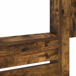 Berkfield Home Bunk Bed for Kids Smoked Oak 90 x 200 cm Engineered wood in Brown - thumbnail 9
