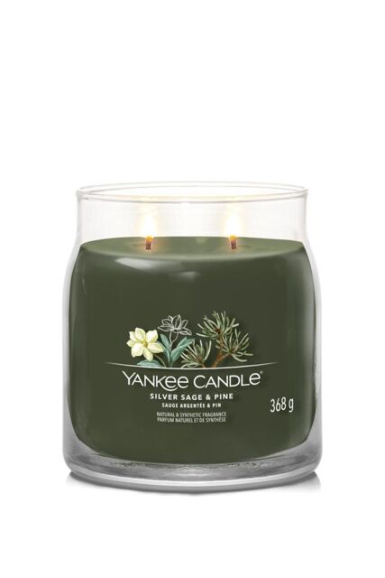 Yankee Candle Silver Sage & Pine Signature Medium Jar Candle - image 1