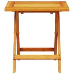 Berkfield Home Garden Side Table 40x40x40 cm Solid Wood Acacia in Brown - Size: 40 x 40 x 40 cm - thumbnail 3