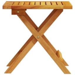 Berkfield Home Garden Side Table 40x40x40 cm Solid Wood Acacia in Brown - Size: 40 x 40 x 40 cm - thumbnail 4