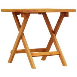 Berkfield Home Garden Side Table 40x40x40 cm Solid Wood Acacia in Brown - Size: 40 x 40 x 40 cm - thumbnail 5