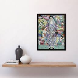 Artery8 Gustav Klimt Framed Wall Art Print Portrait of Friederike Maria Beer - Size: A4 - thumbnail 2