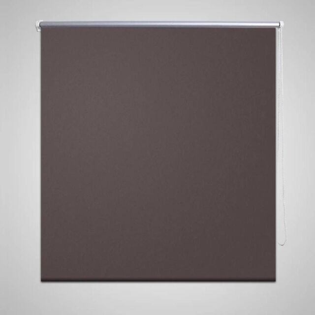 Berkfield Home Roller Blind Blackout 160 x 230 cm Coffee in Brown - image 1