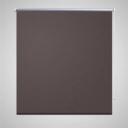 Berkfield Home Roller Blind Blackout 160 x 230 cm Coffee in Brown
