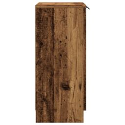 Berkfield Home Sideboard Old Wood 60x30x70 cm Engineered Wood in Brown - Size: 60 x 30 x 70 cm - thumbnail 5