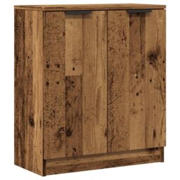 Berkfield Home Sideboard Old Wood 60x30x70 cm Engineered Wood in Brown - Size: 60 x 30 x 70 cm - thumbnail 2