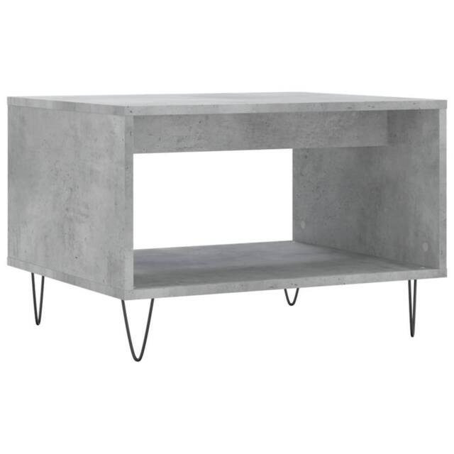 Berkfield Home Coffee Table Concrete Grey 60x50x40 cm Engineered Wood - Size: 60 x 50 x 40 cm - image 1