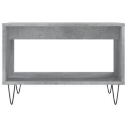 Berkfield Home Coffee Table Concrete Grey 60x50x40 cm Engineered Wood - Size: 60 x 50 x 40 cm - thumbnail 4