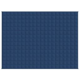 Berkfield Home Weighted Blanket Blue 152x203 cm 11 kg Fabric - thumbnail 3