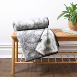 Native Natural Soft Grey Bird Pure Wool Blanket - Size: Large - thumbnail 1