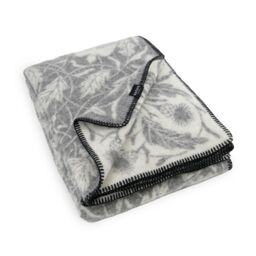 Native Natural Soft Grey Bird Pure Wool Blanket - Size: Large - thumbnail 3