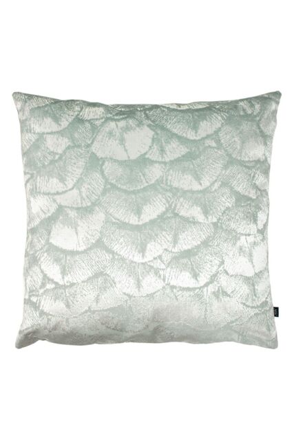 Ashley Wilde Jaden Printed Velvet Cushion in Green - Size: 50 cm x 50 cm - image 1