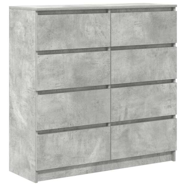Berkfield Home Sideboard Concrete Grey 100x35x99 cm Engineered Wood - Size: 100 x 35 x 99 cm - image 1