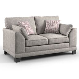 Furnishings For Less UK Hilliard Fullback Fabric Sofa Suite 3 Seater & 2 Seater Charcoal or Mist in Beige - thumbnail 4