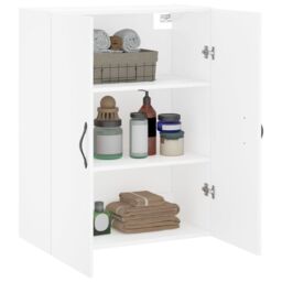Berkfield Home Wall Mounted Cabinet White 69.5x34x90 cm Engineered Wood - thumbnail 5