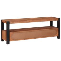 Berkfield Home Media Storage Cabinets & Racks Brown 110 x 30 x 40 cm - thumbnail 7