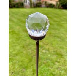 Poppyforge 4 Feet 50mm Prism Marble Pin Garden Art (Pack of 3) in Black - thumbnail 4