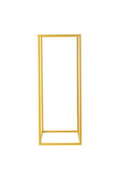 Living and Home 80cm H Rectangular Geometric Flower Rack Column Vases Wedding Centerpieces for Wedding Decorations in Gold - thumbnail 6