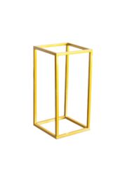 Living and Home 80cm H Rectangular Geometric Flower Rack Column Vases Wedding Centerpieces for Wedding Decorations in Gold - thumbnail 5