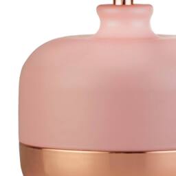 Lighting Collection Pink Copper Table Lamp - thumbnail 4