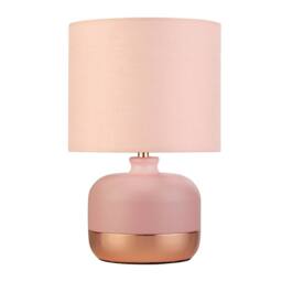 Lighting Collection Pink Copper Table Lamp - thumbnail 1