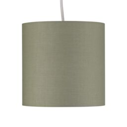 First Choice Lighting Set of 2 Sage Green Textured Cotton 17cm Table Lamp Shades - thumbnail 4
