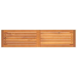 Berkfield Home Garden Bench 150x35x45 cm Solid Wood Acacia in Brown - Size: 150 x 35 x 45 cm - thumbnail 5