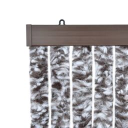 Berkfield Home Insect Curtain Brown & Beige 56x185 cm Chenille - thumbnail 5