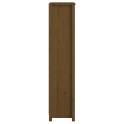 Berkfield Home Book Cabinet Honey Brown 50x35x154 cm Solid Wood Pine - Size: 50 x 35 x 154 cm - thumbnail 6